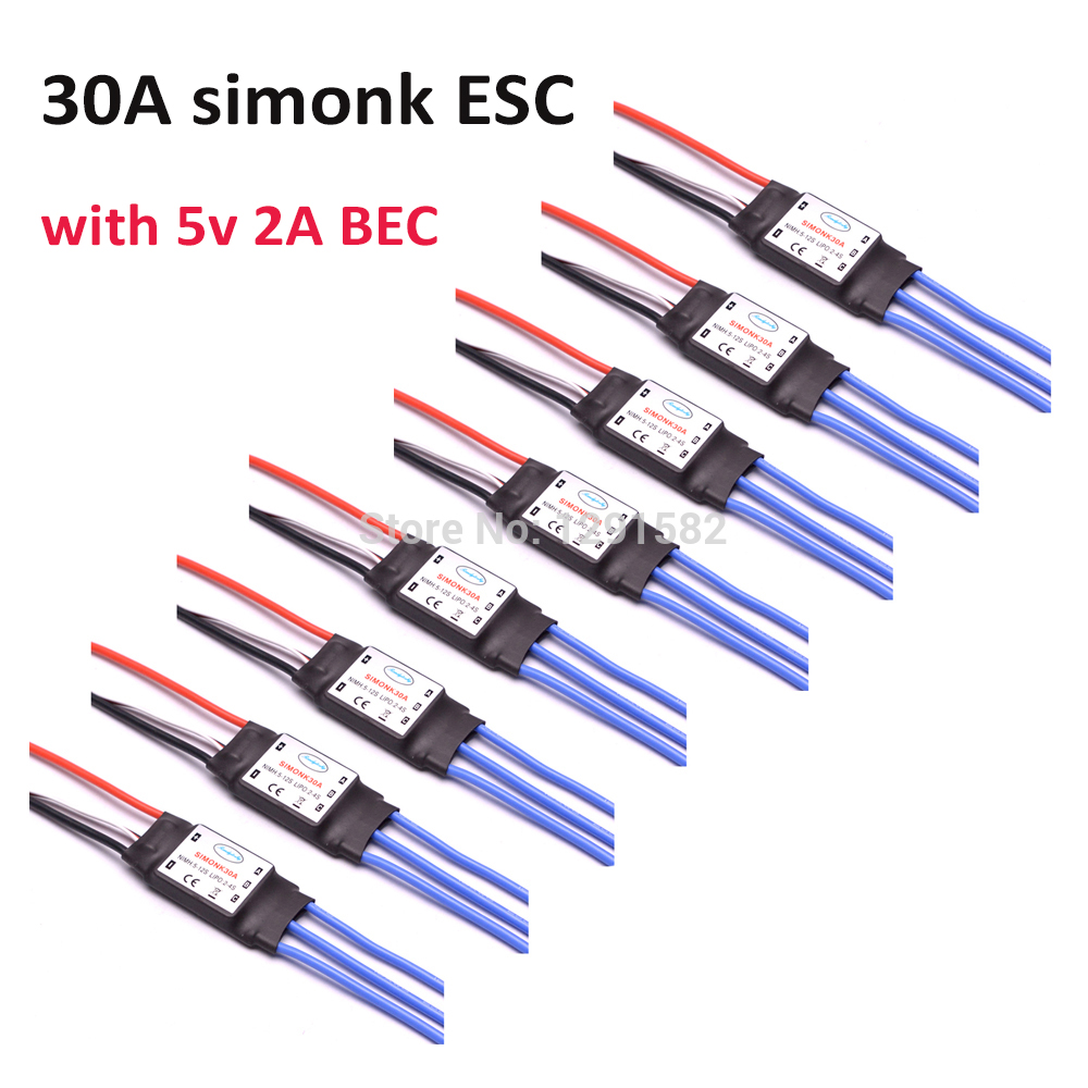 30A Simonk ESC  ӵ Ʈѷ 5V 2A BEC, F450 S5..